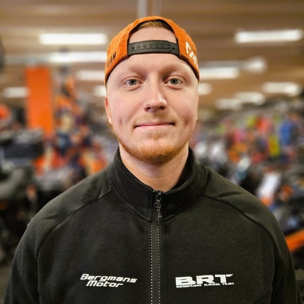 Idri Verheij, verkstadstekniker på Bergmans Motor